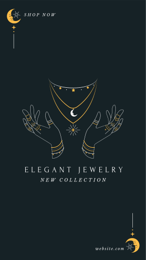 Elegant Jewelry Facebook story Image Preview