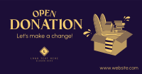 Open Donation Facebook ad Image Preview