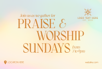 Sunday Worship Pinterest board cover Image Preview