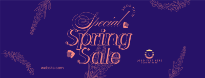 Special Spring Sale Facebook cover Image Preview