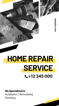 Modern Repair Service Instagram Story Design