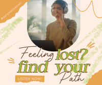 Finding Path Podcast Facebook Post Design