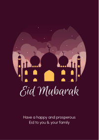 Happy Eid Mubarak Flyer Design