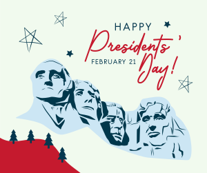 Mount Rushmore Illustration Facebook post Image Preview