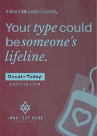Life Blood Donation Flyer Design