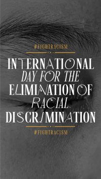 Eliminate Racial Discrimination Instagram Story Design