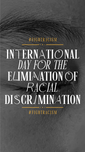 Eliminate Racial Discrimination Instagram story Image Preview