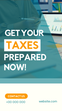 Prep Your Taxes YouTube short Image Preview