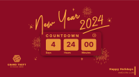 2022 Countdown Facebook Event Cover Design
