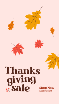 Thanksgiving Promo Instagram Story Preview