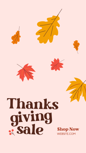 Thanksgiving Promo Instagram story Image Preview