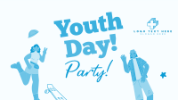 Youth Party Facebook Event Cover Design