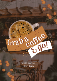 Open Daily Cafe Flyer Design