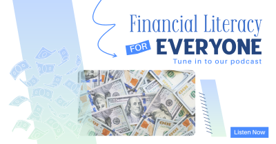 Financial Literacy Podcast Facebook ad Image Preview