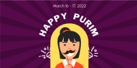 Girl Attending Purim Twitter post Image Preview
