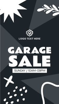 Garage Sale Notice Instagram Story Design