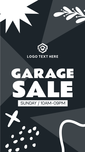 Garage Sale Notice Instagram story Image Preview