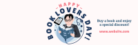 Book Lovers Day Sale Twitter Header Preview