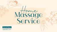 Home Massage Service Facebook Event Cover Design