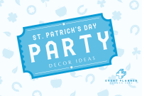 Lucky Irish Pattern Pinterest board cover Image Preview