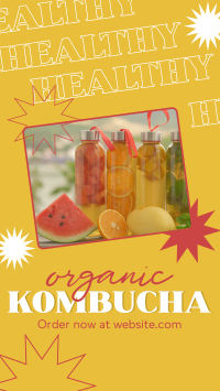 Healthy Kombucha Instagram reel Image Preview