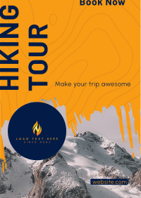 Hiking Tour Flyer Design