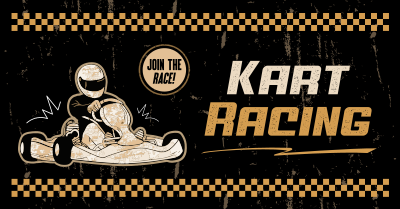 Retro Racing Facebook ad Image Preview