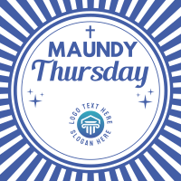Maundy Thursday Holy Thursday Instagram post Image Preview