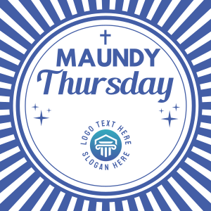 Maundy Thursday Holy Thursday Instagram post Image Preview