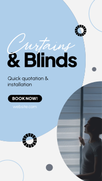 Curtains & Blinds Installation Instagram Reel Design