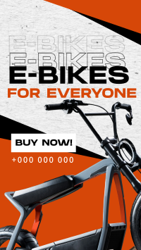 Minimalist E-bike  Instagram reel Image Preview