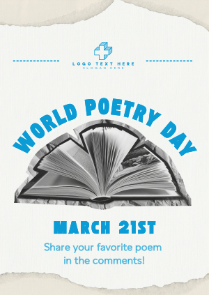 Poetry Day Book Poster Image Preview