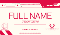 Pop Modern Techno Business Card Preview