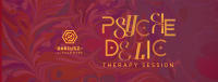 Psychedelic Therapy Session Facebook Cover Design