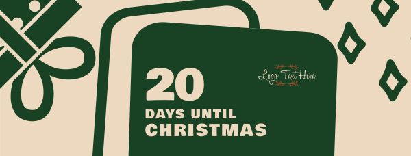 Christmas Countdown Diamonds Facebook Cover Design Image Preview