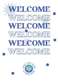 Welcome Shapes Poster Image Preview