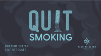 Quit Smoking Facebook Event Cover Design