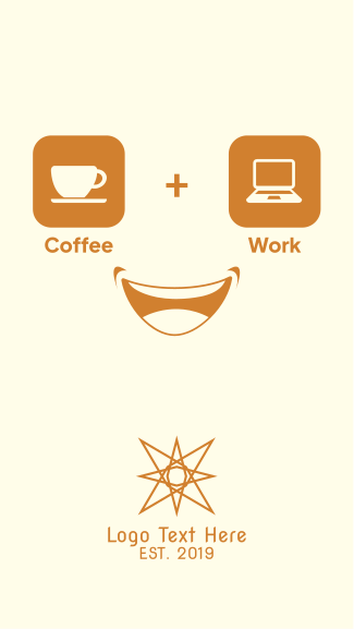 Coffee + Work Instagram story