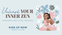 Floral Yoga Day Video Image Preview