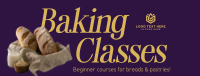 Beginner Baking Class Facebook Cover Preview