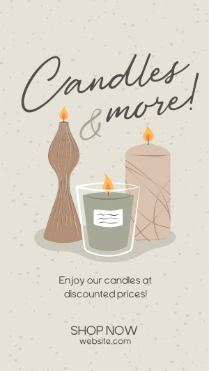 Candles & More Instagram story Image Preview