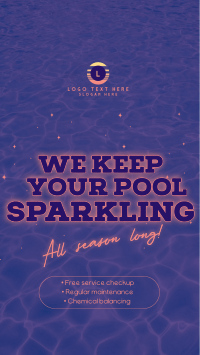 Sparkling Pool Services YouTube short Image Preview