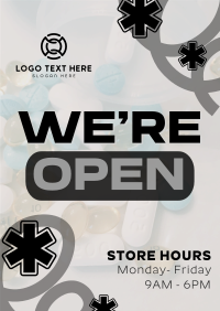 Simple Minimal Pharmacy Poster Design