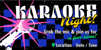 Pop Karaoke Night Twitter Post Image Preview