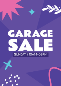 Garage Sale Notice Poster Image Preview