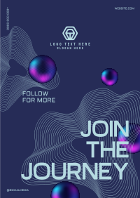 Follow Futuristic Journey Poster Image Preview
