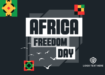 Tiled Freedom Africa Postcard Image Preview