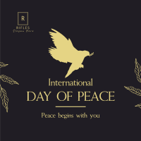 Day Of Peace Dove Instagram post Image Preview