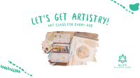 Let's Get Artistry Facebook Event Cover Design