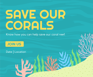 Care for the Corals Facebook post Image Preview
